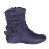 And Winter New 43 Large Flat Bottom Belt Buckle Women's Short-Eyed Zip Round Head Women's