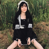 Sweet Y2K Lace Slip Dress Party Holiday Sleeveless Mini Kawaii Dresses Lolita Robe 2000s Aesthetic Grunge Pink