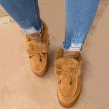 Boots 2021 Retro Style Snow Boots For Women Winter Shoes Thick Plush Platform Boots Women'S Flat Shoes Casual Botas