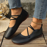 Woman 2024 Trend Summer Women Mary Jane Shoes Soft Casual Outdoor Dress Flat Ballet Shoes Round Toe Shallow Slip on