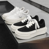 Breakj Leisure Small White Shoes Advanced Design Sense Men's Small Platform Increased Single Shoes Spring And Autumn