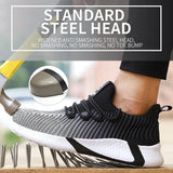 Safety Work Shoes with Steel Toe Cap Puncture-Proof Walking Felt Boots Insulation 6KV Lightweight Breathable Fashion