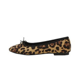 designer leopard flats women square toe bowtie ballet shoes famous slip on loafers ladies espadrilles shoes moccasins