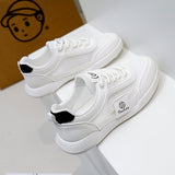 Breakj Small White Shoes Student Korean Version Female 2025 Summer New Platform Increased Breathable Casual Shoes Street Shot