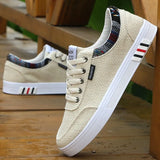 Arrival Men Sneakers Breathable Canvas Shoes Casual Soft Flax Lace-up Walking Sports Shoes Man Spring Flat