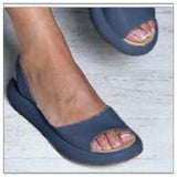 Breakj Large-Size Slippers Flat-Bottom Lady Sandals Women's Shoes Beach Slippers Sandals 43