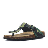 Men Cork Slippers PU Leather Men's Sandals Fashion Flip Flops For Men Mule Clogs Slippers