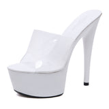 Breakj Autumn Night Club Sex Women's Shoes Waterproof Platform Roman Fish Mouth Lady Ultra High Heel
