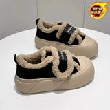 Breakj And Winter New Thick Sole Snow Boots Female Warm Increase Soft Sole Sole Comfortable Wear High Appearance Level Bread