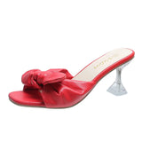 Breakj Size Slippers Female Spring / Summer 2023 New Fashion Bow To Wear
