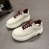 Breakj New Sports Shoes Women's Board Shoes Solid Color Ins Tide Shoes Hot Style Four Seasons Regular College Wind Small