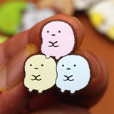 PVC Japan Cartoon Shoe Charms Cute Corner Creature Shoe Decorations Shoes Accessories fit Croc JIBZ Party Kid's