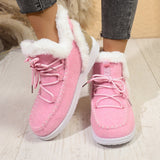 Breakj Snow Boots Women 2025 Winter New Warm And Anti-Slip In Add-On Cotton Boots With Waterproof And Tuff