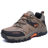 Winter Snow Boots Waterproof Leather Sneakers Super Warm Men Platform Boots Outdoor Male Hiking Boots Work Shoes Plus
