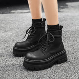 Breakj Platform Derby Martin Boots