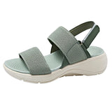 Breakj Elastic Sports Wind Thick-Soled Beach Sandals Women's New Thick-Soled Sandals Light, Anti-Slip Comfortable Large-Size