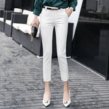 Pants Women Trousers 2019 Autumn New Ankle-length Pantalon Femme High Waist Slim Stretchy Pantalones Mujer Woman