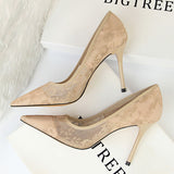Breakj Sexy Show Thin High Heels Women's Shoes Thin Heel High Heel Shallow Pointed Mesh