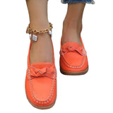 Breakj Autumn New Lefu Shoes Casual Shoes Bean Shoes Large Size Women's Shoes Flat Heel Elderly Mother Shoes Women's Single