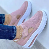 Sneakers Women Fashion Platform Shoes Heels Chunky Platform Sneakers Lightweight Women Casual Shoes Tenis