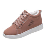 Breakj Winter Cotton Shoes Women Plus Velvet Sports Flats 2025 New Snow Boots To Keep Students Leisure