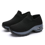 Women's Summer Sneakers Breathable Socks Sport Running Shoes Women Air Cushion Running Sneakers Women Jogging