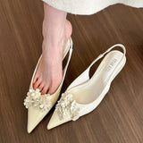 Pointed Toe Elegant Woman Heeled Pumps Green Women Party Leather Bridal Shoes Ladies Heels Slip-on Talon