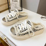 2022 New Fashion Canvas Slippers Women Summer Platform Sandals Outdoor Women's Slippers Beach Sandals Indoor Women's