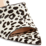 Print High-Heeled Pointed PVC Fashion Slippers Large Size Sandals Mules Chengdu Women's