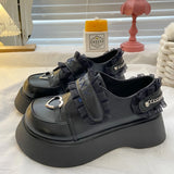 Lolita shoes cute platform shoes Japanese soft girl high heels hot girl Mary Janes College girls sports sneakers women's