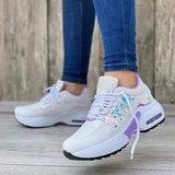Women 2022 New Flats Mesh Sport Shoes Summer Fashion Platform Breathable Sneakers Casual Running Shoes Walking Ladies