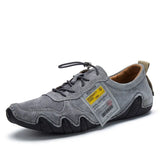 Casual Shoes Leather Fashion Men Sneakers Handmade Breathable Mens Loafers Moccasins Luxury Brand Boat Shoes