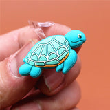 Turtle PVC Shoe Charms Accessories Aerospace Helmet Chili Banana Shoe Buckle Decorations fit Kids X-mas Party Gifts