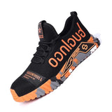 Safety Shoes Fashion Work Shoes Men New Steel Toe Shoes Puncture Proof Work SneakerS Male Flats Men Work Safety Boots