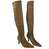 Breakj Boots More Than - Elastic Velvet High And Thin Boots Over The Knee Long Boots Female Tip Thick And French Elastic Boots Short