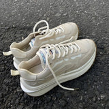 2022 Flats Sneakers Women Shoes Natural Genuine Leather Flat Platform Shoes Lace Up Causal Footear Ladies Big Size