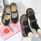 Student Lolita Shoes Woman Platform Mary Janes shoes Buckle Strap Cute Cosplay Uniform Woman Shoes Zapatos De