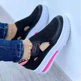 Breakj Casual Single-Shoe Women In The Spring Of 2023 New Light Spell Magic Stick Thick Bottom Breathable Daily Single