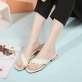 Sexy Wild trend Simple Young Women White Slippers Fashion Flats Open Toe Summer Slippers Slides Women Casual Shoes