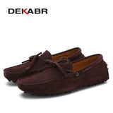 Brand Big Size Cow Suede Leather Men Flats 2022 New Men Casual Shoes High Quality Men Loafers Moccasin Driving