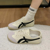 Celebrity Agan Shoes Women's 2024 New Summer Flat-Bottomed Leisure Sports Comfortable Lightweight White