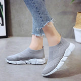 women's sneakers Vulcanized Shoes Sock Sneakers Women Slip On Flat Shoes Women Plus Size Loafers ladies shoes