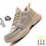 Safety Shoes Work Sneakers Indestructible Work Safety Boots Winter Waterproof Shoes Men Steel Toe Shoes Sport Safty