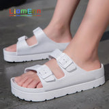 Platform Sandals Women flip flops Beach Home Slippers Flat Pink Red Black White Slides 2021 EVA Light Casual Shoes