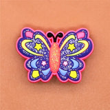 Sale 1pcs Shoe Charm Decorations Exquisite Butterfly Shoe Accessories Original Sandal Buckles fit Bracelet Croc JIBZ