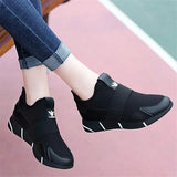 Women Sneakers Vulcanized Shoes Ladies Casual Shoes Breathable Walking Mesh Flats Large Size Couple