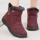 Warm Women Boots 2022 Fashion Waterproof Boots For Winter Shoes Women Casual Lightweight Ankle Botas Mujer Winter