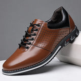 Breakj Men's Autumn New British Style Casual Korean Leather Shoes Male Trend Business
