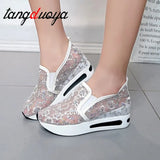 summer Women Shoes Oxford Platform Women Flats hollow out quality Round Toe Loafers Shoes For Women flat casual shoes