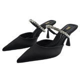 Breakj Head Behind The Empty Women's Shoes Drill Head Fine And Fashion Slippers Women Fashion Fashion
